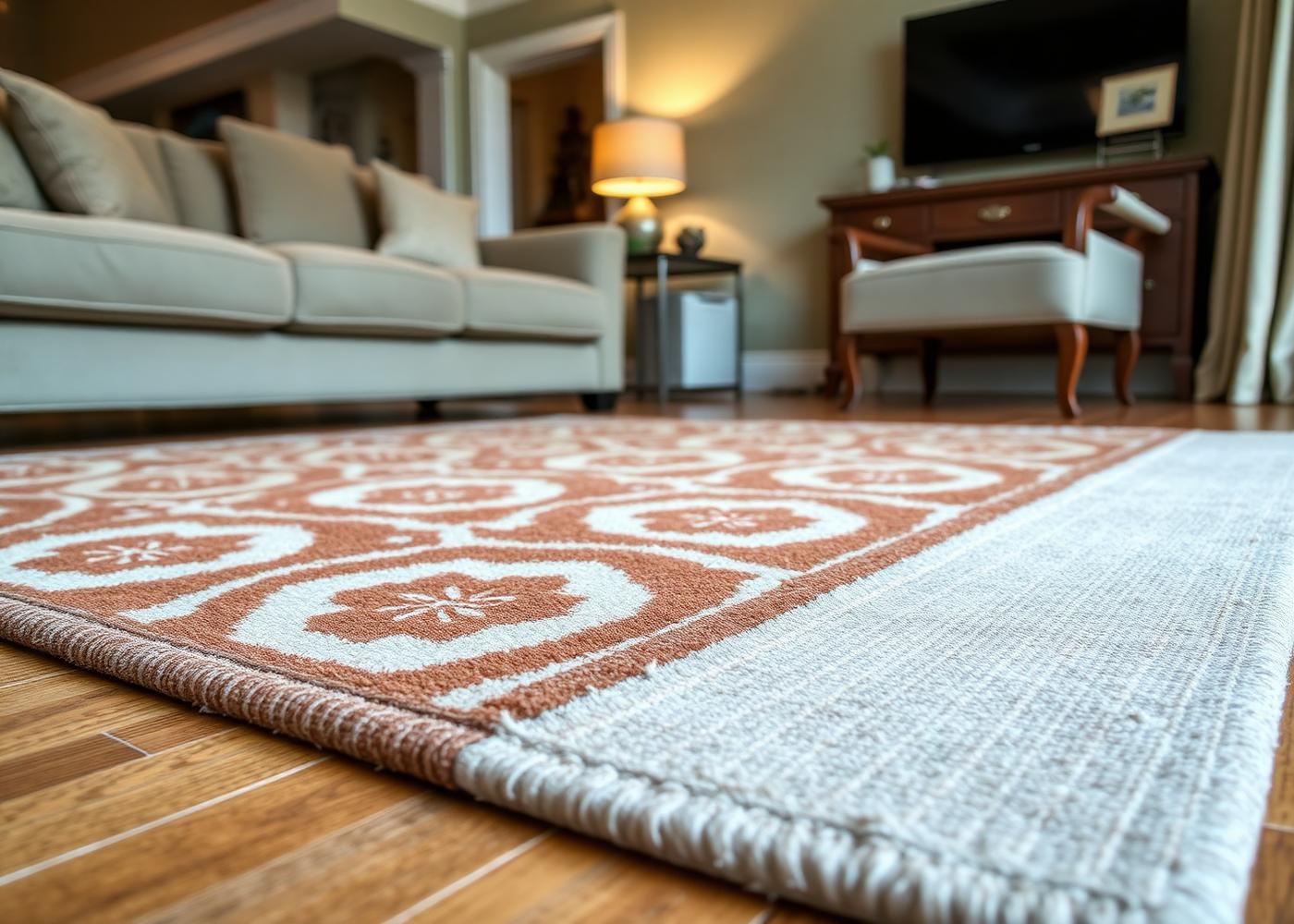 Area rug fiber refresh